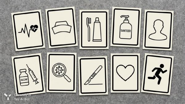 Иконки здоровья: минималистичный векторный набор для медицинских целей. Картинка из нейросети Nano Banana