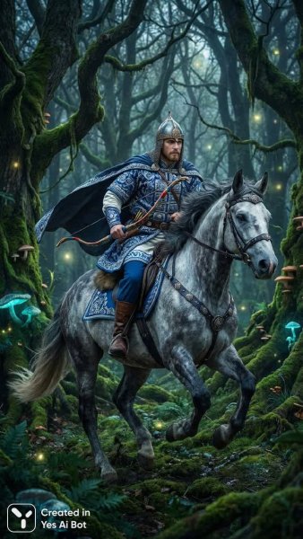 Иван Царевич и волшебный лес: сказочная красота в профессиональной фотографии. Нейронная сеть Нано Банана