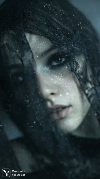 Необъяснимое сияние в ночном небе: встреча с темной энергией и тайной женщиной. Нейронная сеть Midjourney