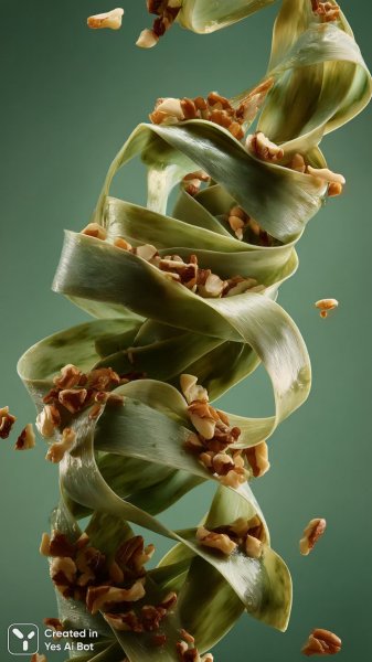 Изысканная фетуччине с песто: совершенство вкуса и стиля. Нейронная сеть Midjourney