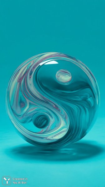 Мягкая пена и яркий акцент: минимализм в голубых тонах. Генерация из нейросети Midjourney