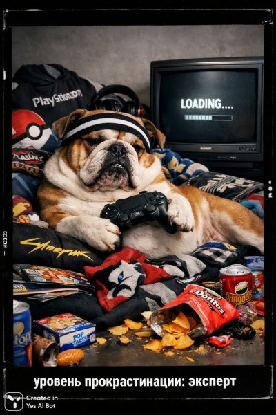 Прокрастинация эксперта: ленивый бульдог и мир видеоигр. Нейронная сеть Sora