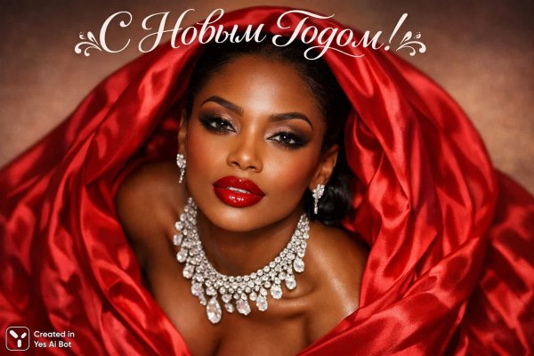 Новогоднее сияние: портрет красоты в красном шелках и драгоценностях. Нейронная сеть Sora Ai Images