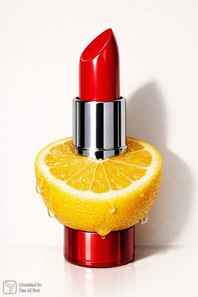 Сочное сочетание красного и лимонного: эстетика макросъемки. Картинка из нейронной сети Sora