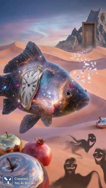 Межгалактический кошмар: сюрреалистичная фантазия в фотодеталях. Картинка из нейронной сети Нано Банана