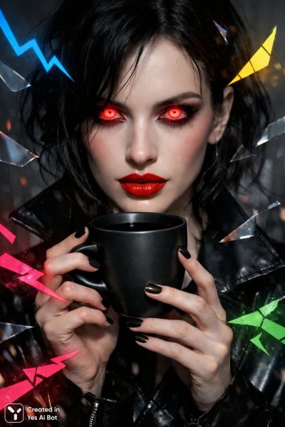 Неоновые глаза и тревога: сон в геометрических формах. Нейросеть Sora