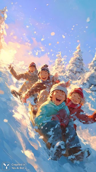 Зимние забавы: вдохновение для Midjourney и визуальных экспериментов. Нейросеть Midjourney