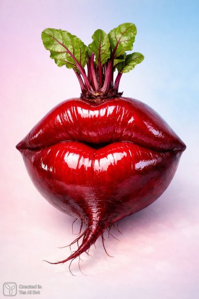 Сочные губы и нежный фон в гиперреалистичном стиле. Генерация из нейронной сети Sora Image