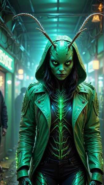 LoRA ID: 1074575. Insect Hybrid Creature Concept SDXL