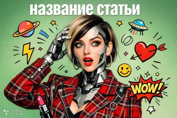 Киберпанк в клетке: яркий микс поп-арта и фотографии с выразительным лицом. Изображение из нейронной сети Sora Images