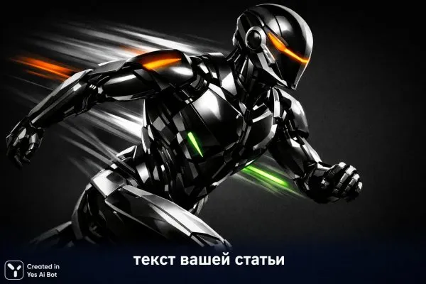 Робототехника в стиле минимализма: цифровое искусство и геометрические формы. Картинка из нейронной сети Sora