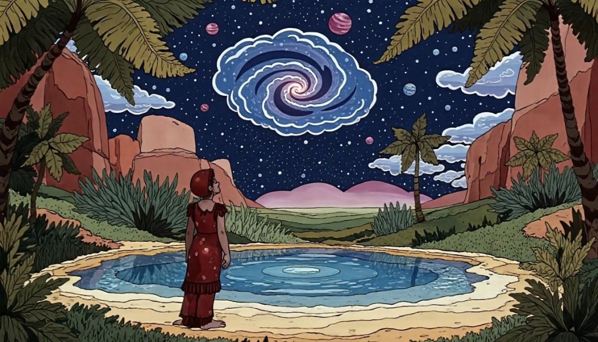 LoRA ID: 1378790. Soviet Children s Cartoon Style Along with the Clouds for Animation Illustration