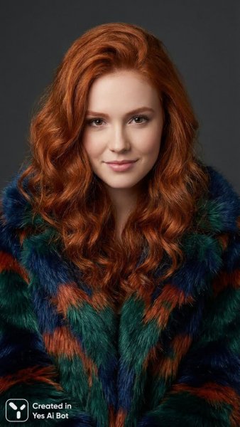 Яркая красотка в роскошном меховом пальто: стильная съемка в студии 8K. Картинка из нейросети NanoBanana