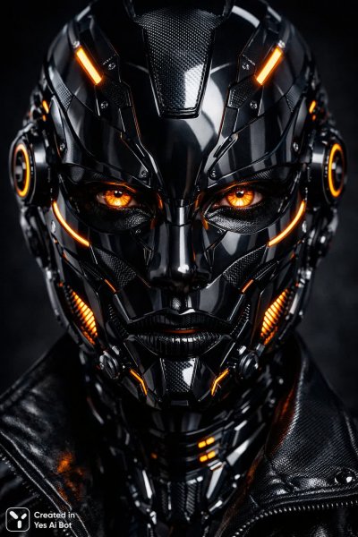 Черты лица робота: гиперреалистичный взгляд в будущее технологий и искусственного интеллекта. Изображение из нейросети Sora Images