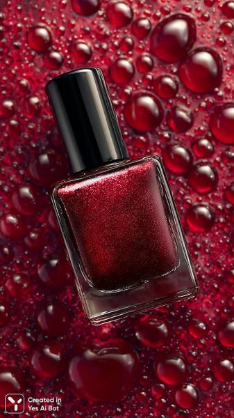 Красный маникюр: элегантность в каждой детали. Изображение из нейронной сети Midjourney