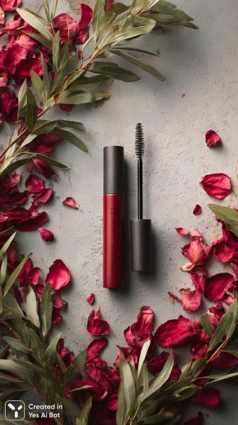 Роскошная тушь: элегантность и цветовая гармония в деталях. Генерация из нейросети Midjourney
