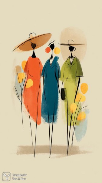 Нежные девочки в неоновых тонах: наивное искусство и взгляд зрителя. Нейросеть Midjourney