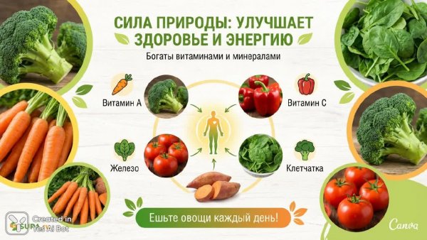 Овощи - кладезь витаминов и энергии для здоровой жизни!. Нейронная сеть NanoBanana