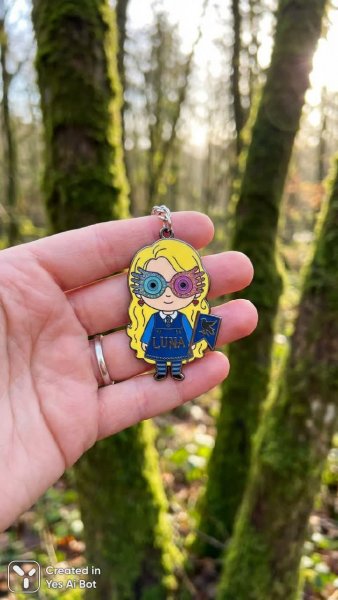 Луна Лавгуд: Ключ к Загадочной Вселенной Запретного Леса. Генерация из нейросети Nano Banana