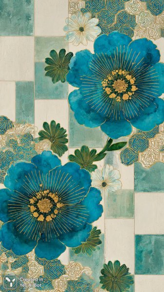 Яркий минимализм: игривые мотивы и смелые цветовые решения. Изображение из нейросети Midjourney