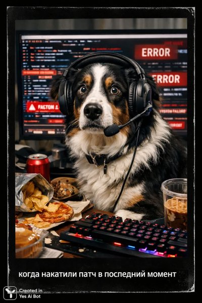 Последний патч и растерянный пес: цифровой апокалипсис в черно-белом фото. Нейронная сеть Sora Images