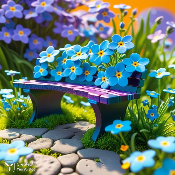 Невероятная фантазия: сказочный пейзаж с галактическими формами и пластилиновыми деталями. Нейронная сеть Stable Diffusion