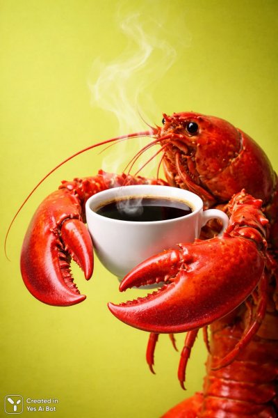 Красный бюстгальтер и кофе: причудливый контраст цветов и текстур. Изображение из нейросети Sora Image