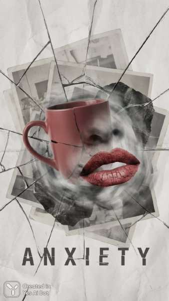 Осколки памяти и тревога: красные отблески в монохромном мире. Нейросеть Нано Банана