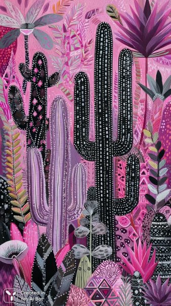 Природные узоры в ярких психоделических тонах: геометрия и радость. Генерация из нейросети Миджорни