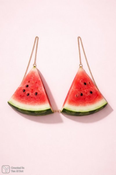 Розовый фон и треугольные ломтики. Картинка из нейронной сети Sora images Ai