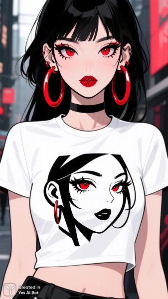 Стильная мода: женщина в белом и яркие акценты городской жизни. Изображение из нейронной сети Qwen Images