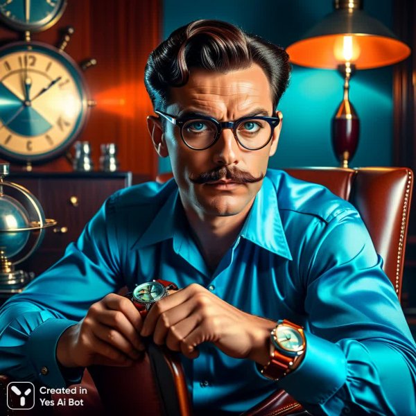 Интеллектуальный портрет: писатель с трубкой в ультрадетализированном стиле. Генерация из нейронной сети Stable Diffusion