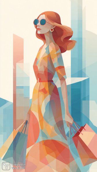 Стильный городской образ в стиле минимализм и модерн. Картинка из нейросети Midjourney