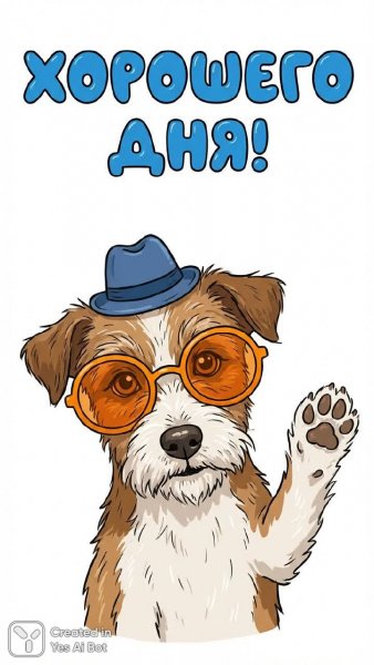 Собака в шляпе желает хорошего дня!. Нейронная сеть Нано Банана