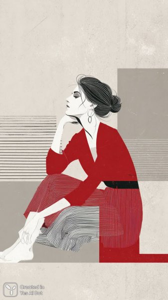 Винтажная элегантность: минимализм и векторное искусство в деталях. Картинка из нейронной сети Миджорни