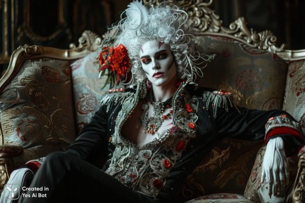 Королевская леность: сюрреалистический портрет в стиле барокко. Нейронная сеть Миджорни
