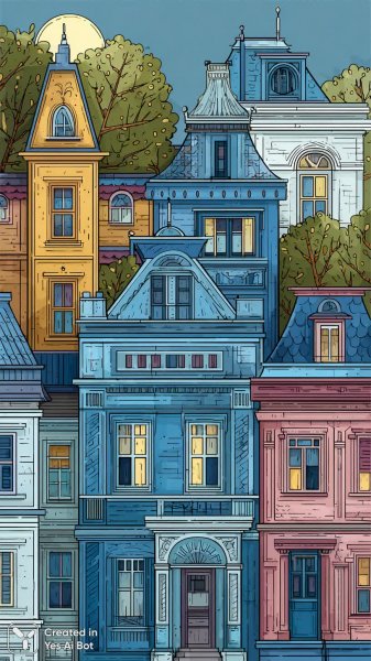 Радость в деталях: сказочные домики в стиле Zentangle. Генерация из нейронной сети Midjourney