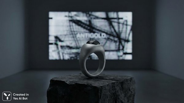 Антизолото: Загадка Элемента Без Молекулярной Структуры и Отражающих Свойств. Изображение из нейронной сети NanoBanana