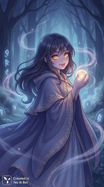 Обольстительная демоница: магия пленительных взглядов и таинственного притяжения в ночи. Нейронная сеть NanoBanana