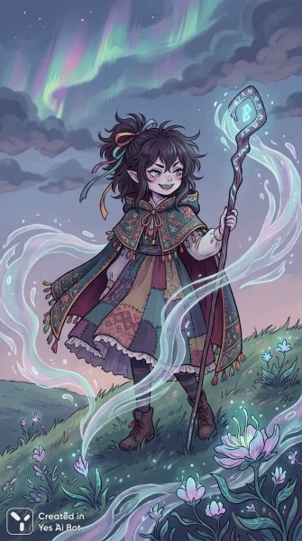 Загадочная вампирша: очарование и красота в ярких красках ночи. Генерация из нейросети Nano Banana