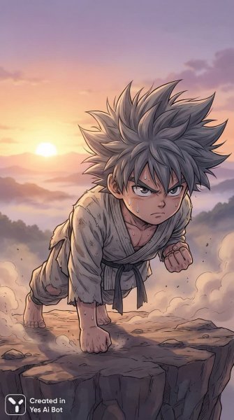 Аста: Упорные тренировки на пути к победе и становлению воином. Нейронная сеть Nano Banana