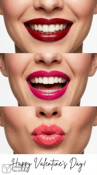 Яркие губы: праздничное настроение и красота в деталях. Изображение из нейросети NanoBanana