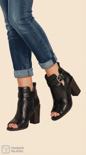 Стиль и текстура: детали женской обуви в иллюстрации. Изображение из нейросети Нано Банана