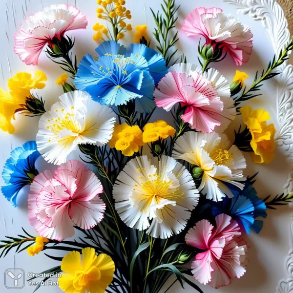 Нежная палитра цветов и текстур: эстетика в каждом мазке. Изображение из нейронной сети Stable Diffusion