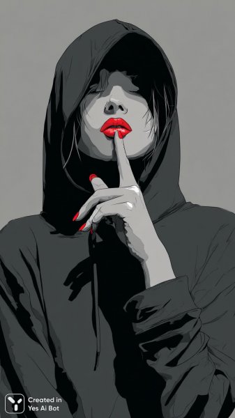 Яркий образ: поп-арт и дерзкий акцент в минималистичном стиле. Генерация из нейросети Midjourney