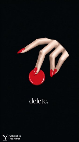 Удаление одним касанием: минималистичная иллюстрация в современном стиле. Изображение из нейросети Midjourney