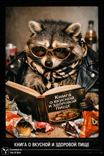 Разочарование книголюба или грустный вечер с полезностями. Картинка из нейронной сети Sora Images