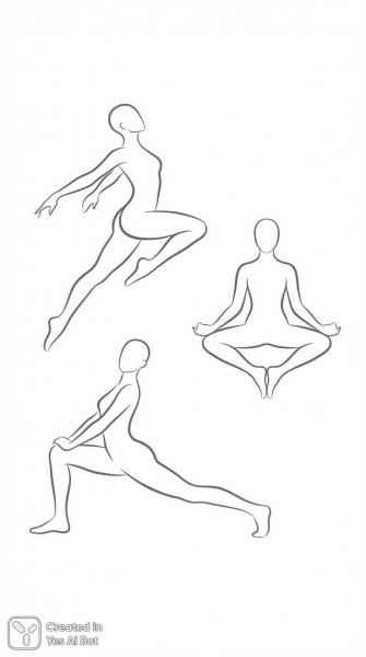 Минималистичные фигуры: искусство линий и форм на белом фоне. Изображение из нейросети NanoBanana