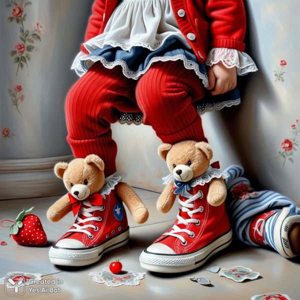 Детские воспоминания: пастельный рисунок в стиле Вибке Рауэрс. Изображение из нейронной сети Stable Diffusion