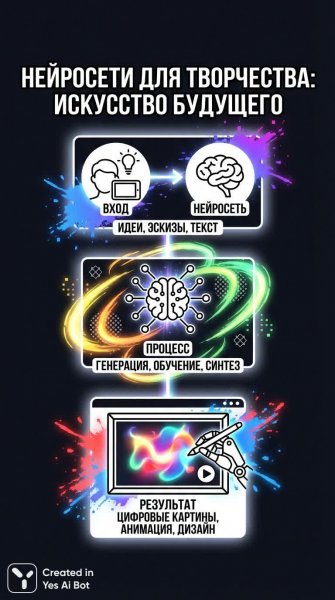 Нейронные сети и искусство: яркая анимационная инфографика в русском стиле. Генерация из нейросети Нано Банана